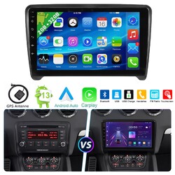 9" Für Audi TT MK2 8J Android 13 Autoradio GPS Nav Wifi BT RDS 2+32G Carplay usb