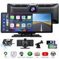 10.26 Zoll Wireless Android Auto Apple Carplay Display Vorne Rückseite Dashcam