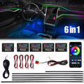 6in1 Auto RGB LED Ambientebeleuchtung Innenraumbeleuchtung Symphony Lichtleiste