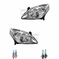 Scheinwerfer Set H1/H7 für Opel Vectra C Caravan Signum inkl. Osram Lampen