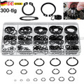 300x Seegering Sortiment Set Sicherungsring Außen Stahl C-Clip M3-M32 Sprengring