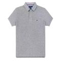 Herren Tommy Polo shirt Basic Kontrast Kragen Kurzarm Polohemd T-Shirt Top Tee