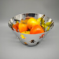 Alessi Girotondo Obstschale King Kong silber perforiert Schale Brotkorb WeeNTAGE