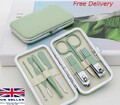 7 Stück Maniküre Pediküre Nagelpflege Set Cutter Clippers Kit Etui Männer Damen UK