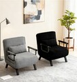 4 in 1 Schlafsessel mit Bettfunktion klappbares Schlafsofa Klappsessel Sofabett