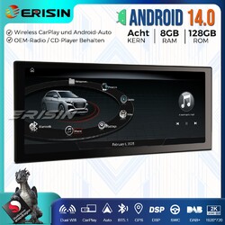 12.3" 128GB Android 14 Autoradio GPS für Audi Q5 CarPlay DAB+ Wifi 4G Canbus DSP