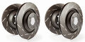 EBC Bremsscheiben Black Dash Vorne+Hinten für Audi A4 (8W2, B9) A5