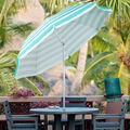 Sonnenschirm Balkon Rechteckig Strand 160 cm mit Schutzhülle