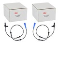 2X NTY ABS-SENSOR HINTEN BEIDSEITIG PASSEND FÜR PEUGEOT 206 206+ LINKS+RECHTS