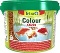 Tetra Pond Colour Sticks Fischfutter Entfaltung nat. Farbenpracht 10 l Eimer