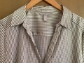 Klassische Bluse von H &M mit modischem  Muster Gr. 42 neu fließendes Material 
