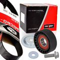 GATES 5PK493 Keilrippenriemen + Rolle für AUDI SEAT SKODA VW PASSAT GOLF VI