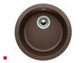 Blanco Rondo Cafe Granit-Spüle Rundbecken Einbauspüle Küchenspüle Braun Auflage