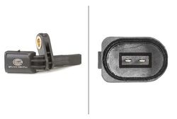 HELLA Sensor, Raddrehzahl Hinterachse, Links, Vorderachse für VWDie Nr.1* für Autoteile: Top-Preis-Leistungs-Verhältnis