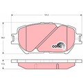 1x ORIGINAL® Trw GDB3314 Bremsbelagsatz, Scheibenbremse Vorne, exkl.