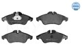 Bremsbelagsatz Scheibenbremse MEYLE 025 215 7620 für MERCEDES VW LT 28 46 VITO 2