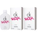 Calvin Klein CK One Shock for Her 2 x 100 ml Eau de Toilette EDT Set OVP NEU