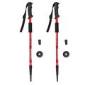 Nordic Walking Stöcke Wanderstöcke Teleskop Antischock Stock65-135cm verstellbar
