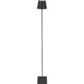 SIGOR LED-Akku-Stehleuchte Nuindie schwarz 120cm warmweiß 180lm mit Ladegerät 
