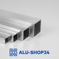 ALU-SHOP24 Alu Rechteckrohr Aluminium Quadrat Rechteck Vierkant Rohr Aluprofil