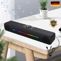 USB PC Lautsprecher Stereo Bass Speaker LED Multimedia Boxen für Computer Laptop