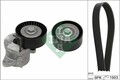 Keilrippenriemen Rippenriemen Satz für Opel 2012-> Schaeffler INA 529034810