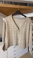 Orsay Damen Strickjacke Beige Gr. L, Ungetragen