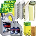MANN INSPEKTIONSPAKET+FUCHS 5W-30 ÖL passend für MERCEDES ML GLE W166 250 CDI