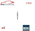 GLÜHKERZE GLÜHKERZEN BERU GE119 4PCS A NEU OE QUALITÄT