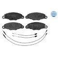 1x Bremsbelagsatz, Scheibenbremse MEYLE 025 231 3518/W passend für CITROËN