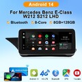 10.25" 128GB Android 14 Autoradio CarPlay Für Mercedes E-Klasse W212/S212 NTG4.5