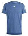 adidas Herren Own the Run Heather Shirts Training Blau T-Shirt Tee Trikot HR6618