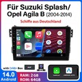 Android14 Apple Carplay DAB+ Für Suzuki Splash Opel Agila B  Autoradio 2+64G KAM
