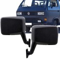 2x Außenspiegel Spiegel Schwarz Rechts +Links für VW T2 T3 Bus Bulli Transporter