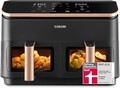 COSORI Heißluftfritteuse 2 Kammern, Airfryer Testsieger der Stiftung Warentest,