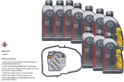 10 L Getriebeöl MB 236.15 DENCKERMANN Getriebeölfilter für Mercedes-Benz