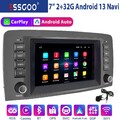 Autoradio 2+32G Android 13 Carplay GPS NAV Für Mercedes M/ML/GL Klasse W164 X164
