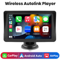 7-Zoll-Wireless Apple CarPlay Android Auto Tragbarer Auto-Stereo-Multimedia-Play