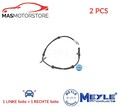 ABS SENSOR DREHZAHLFÜHLER PAAR HINTEN MEYLE 16-14 800 0016 2PCS A NEU