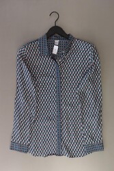 ⭐ Heine Langarmbluse Regular Bluse für Damen Gr. 38, M blau aus Viskose ⭐