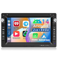 Für VW Polo 9N Golf 4 Passat B5 T5 DAB+ Android 14 64G Autoradio Carplay GPS SWC