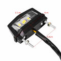 2x~LED Kennzeichenleuchte Beleuchtung Nummernschild Anhänger Universal-Licht 12V
