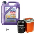 MAHLE Ölfilter 5 L LIQUI MOLY 5W-40 High Tech für VW Golf V 1.6 2.0 Sharan
