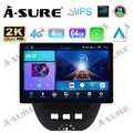 13.1" 4+64GB Für Toyota Aygo Citroen C1 Peugeot 107 Autoradio GPS Navi WiFi RDS