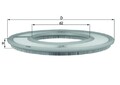 MAHLE ORIGINAL LX 66 Luftfilter passend für MERCEDES-BENZ Stufenheck (W124)