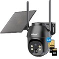 ieGeek 4G LTE Überwachungskamera Aussen Solar Kamera mit SIM Karte PIR Erkennung