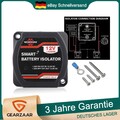 BSR 12V Vollautomatisches Batterie Trennrelais 140A VSR Laderelais KFZ Camper