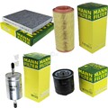 MANN-FILTER Inspektionspaket Filtersatz passend für Audi A2 1.4 1.6 FSI