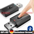 Bluetooth 5.0 2in1 Sender Empfänger Wireless USB Aux Audio Transmitter Adapter
