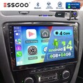 DAB+ Autoradio 4+64G Für Skoda Yeti 5L 2009-2017 Android13 Carplay GPS NAVI Kam